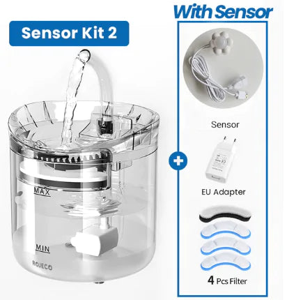Automatic Cat Water Fountain Filter Sensor