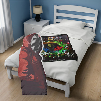 Pillow - Mic Head Man in Hoody Design